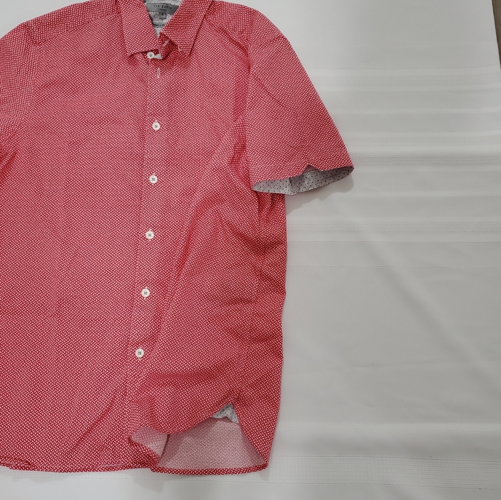 Ted Baker Short Sleeve Button Up Shirt - Picture 3 of 6